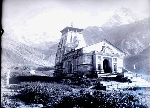 Kedarnath Temple in Garhwal Himalaya, Uttrakhand - 1882.webp