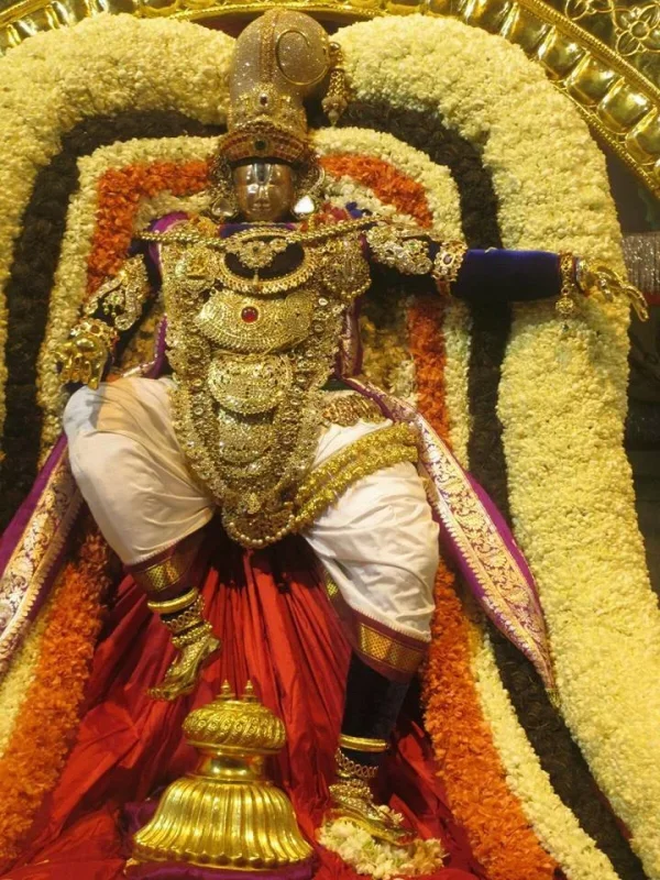 Thirumala Sri Venkateswara Swamy taken during Bhramotsavam.webp